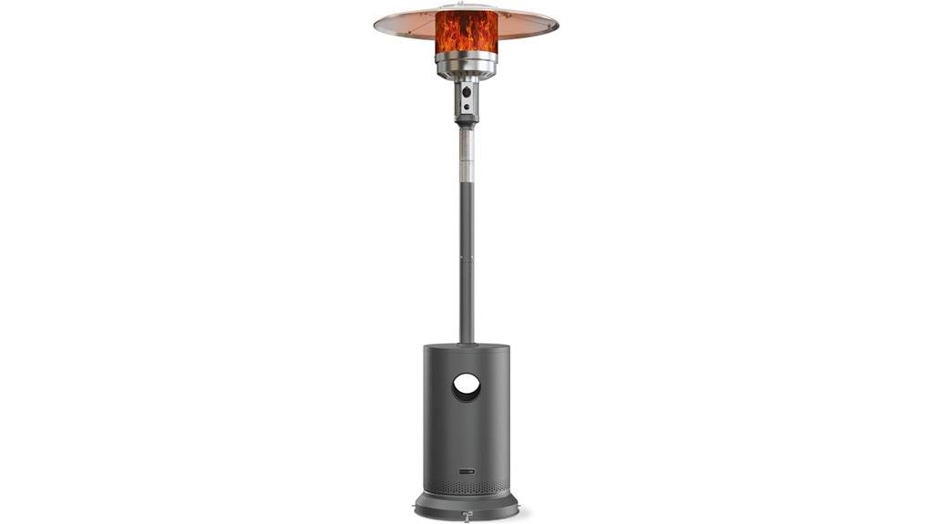 east oak 50 000 btu patio heater