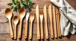 eco friendly bamboo utensil sets