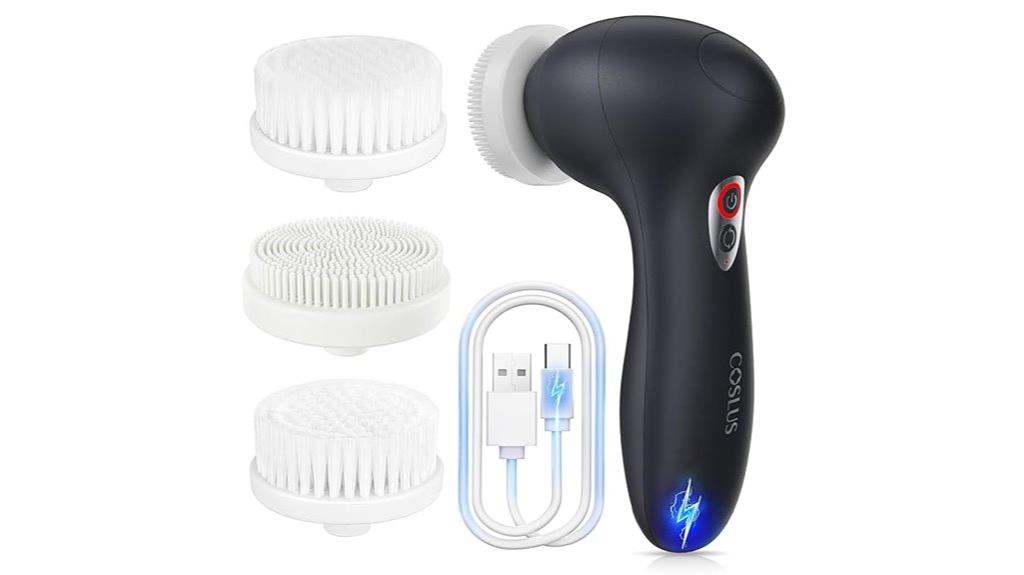electric 3 in 1 face brush