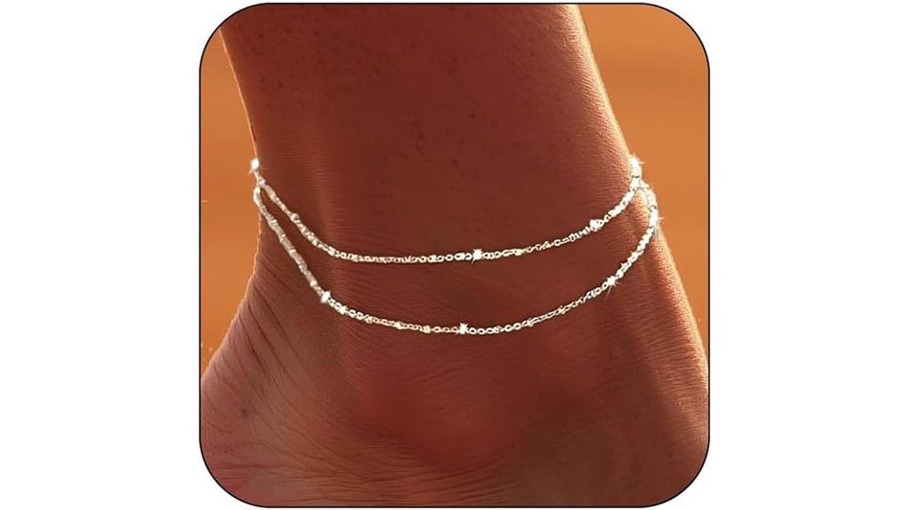 elegant gold anklet bracelet