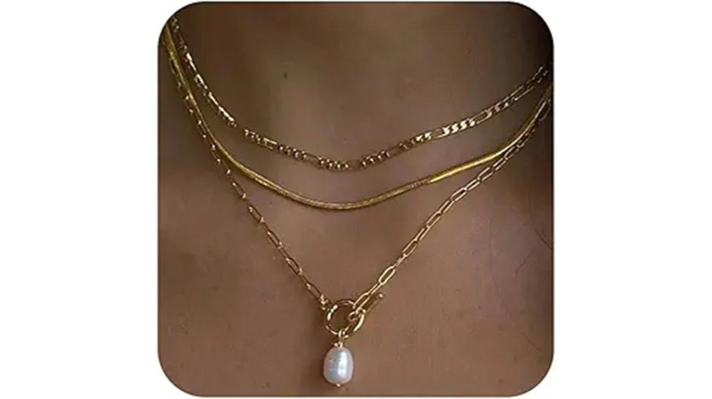 elegant layered jewelry