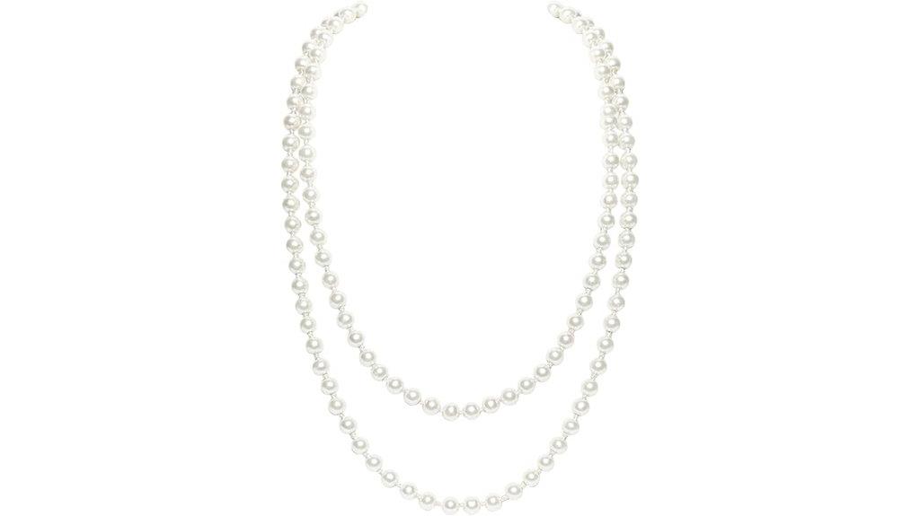 elegant pearl necklace set