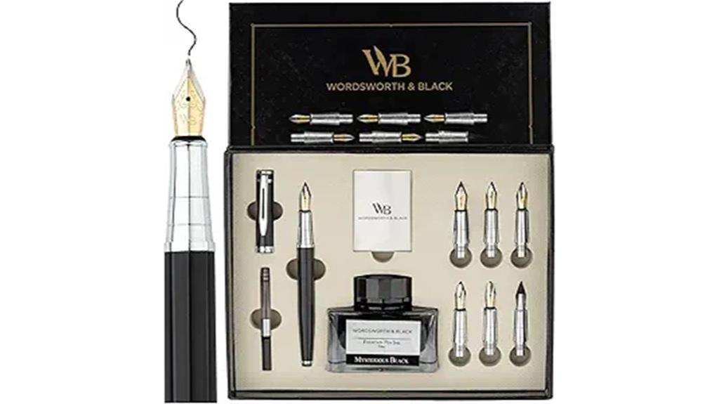 elegant wordsworth calligraphy set