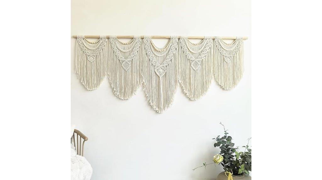 extra large macrame wall hanging