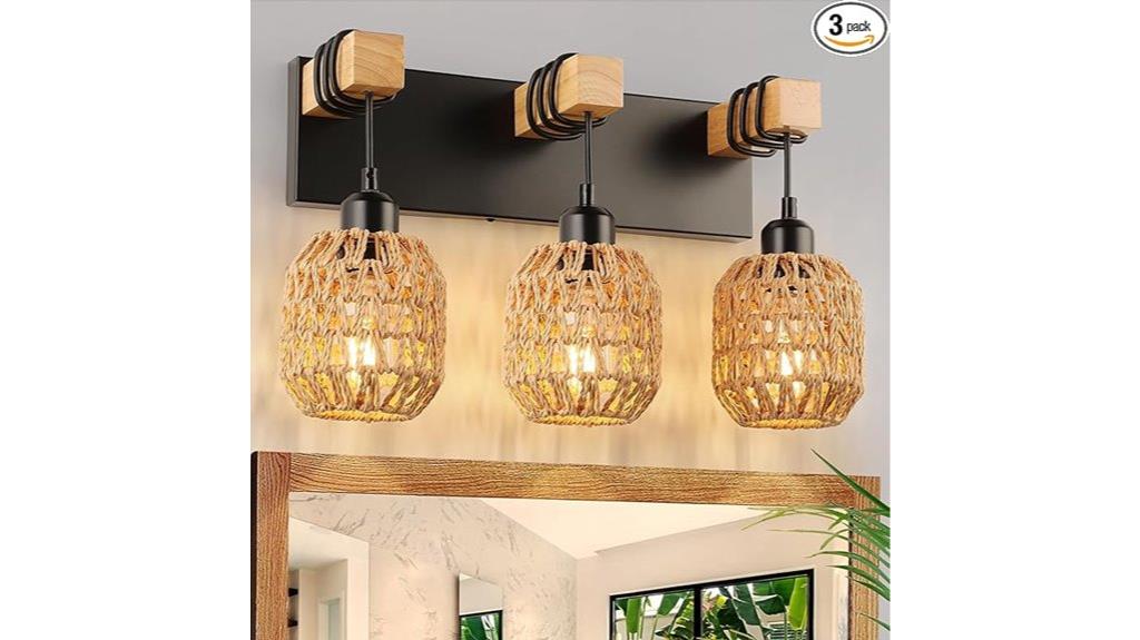 farmhouse bathroom sconce lighting