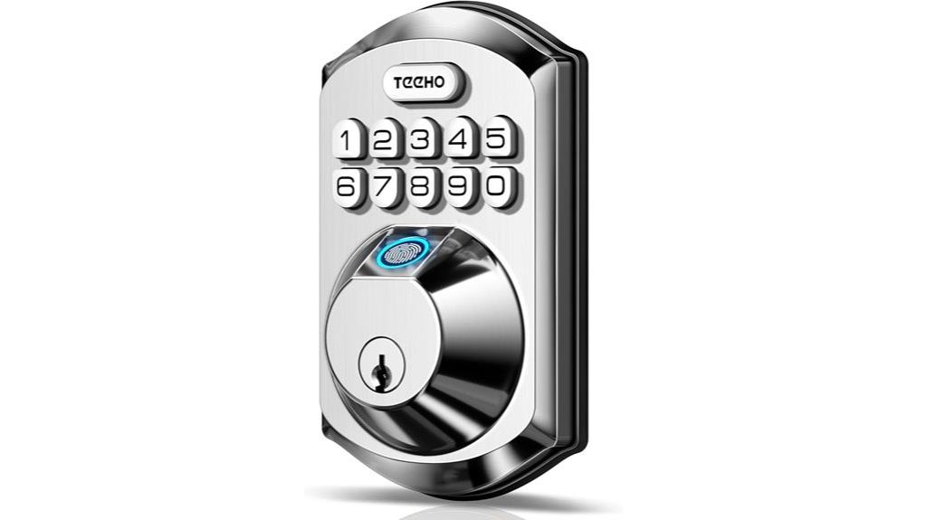 fingerprint keypad auto lock