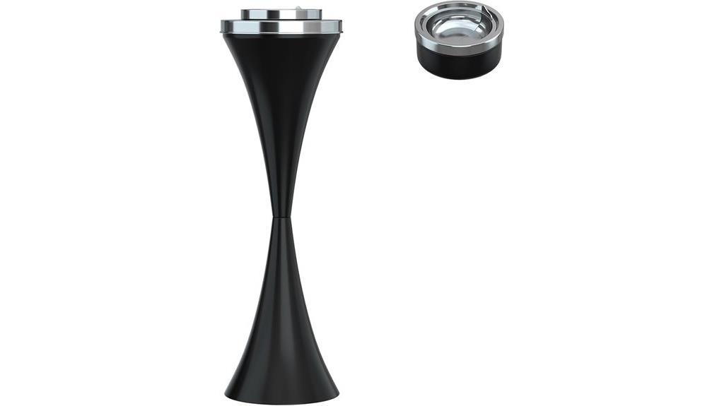 floor ashtray with cigar container