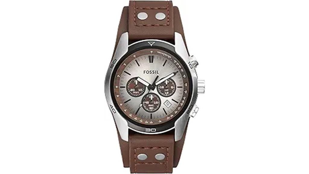 fossil coachman quartz chronograph