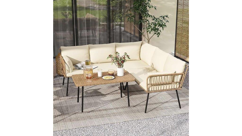 four piece patio set