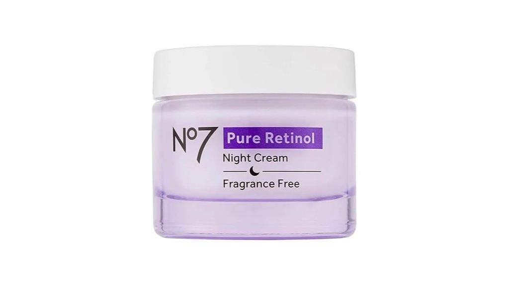 gentle night retinol cream