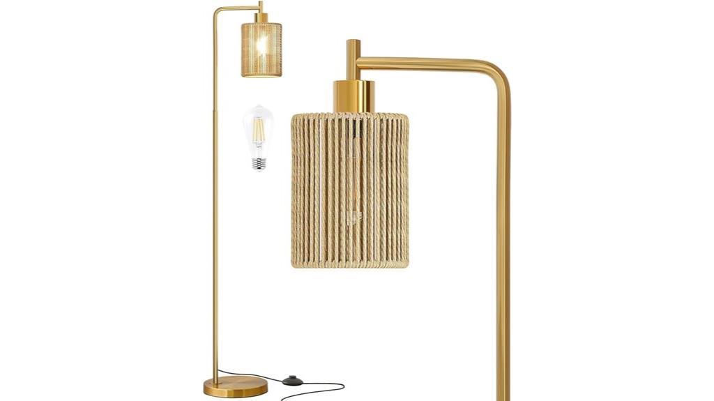gold floor lamp 66 inch