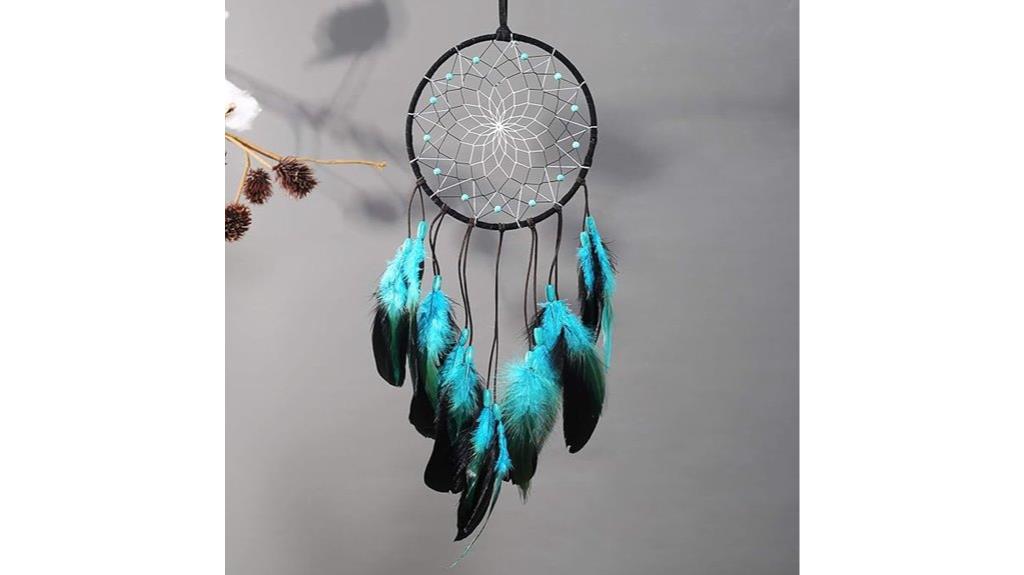 handmade bicolor dream catcher