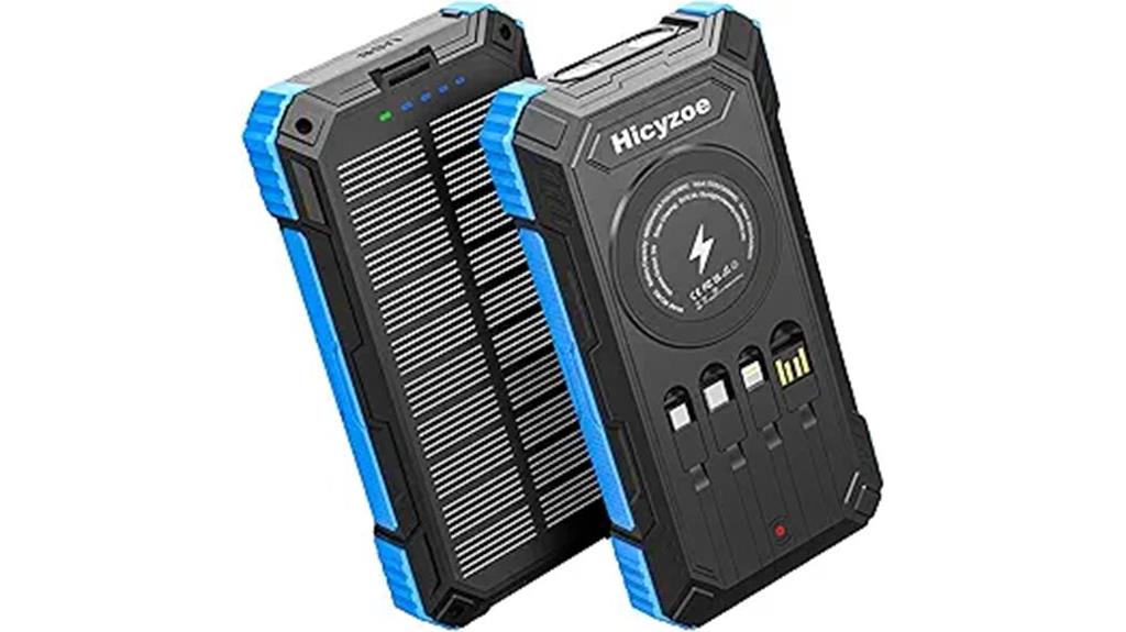 high capacity solar power bank