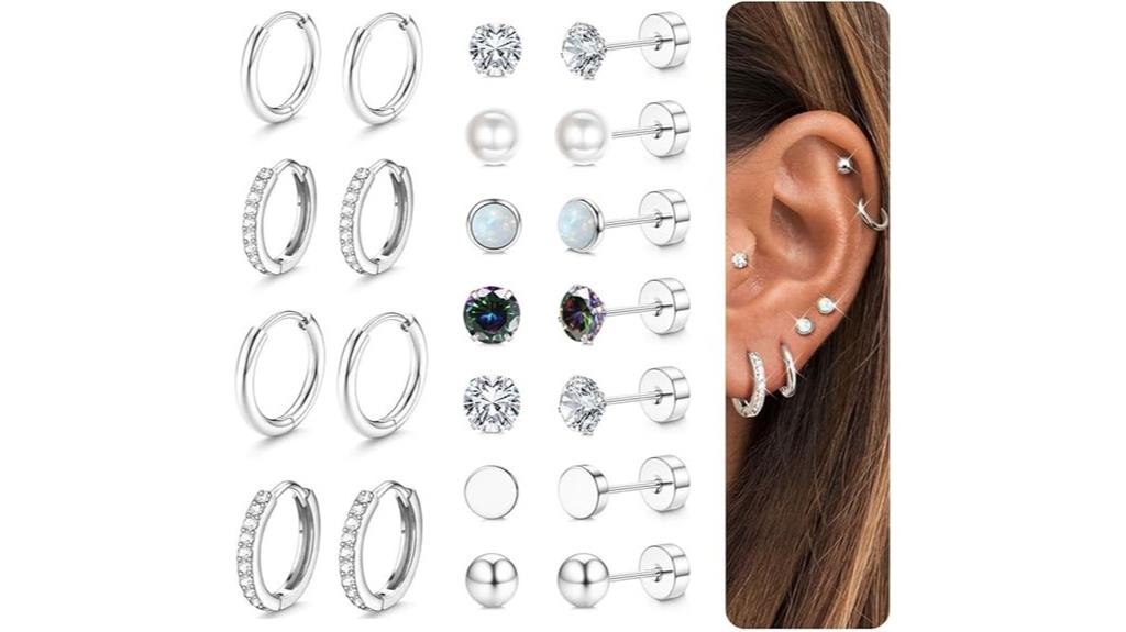 hypoallergenic women s hoop earrings