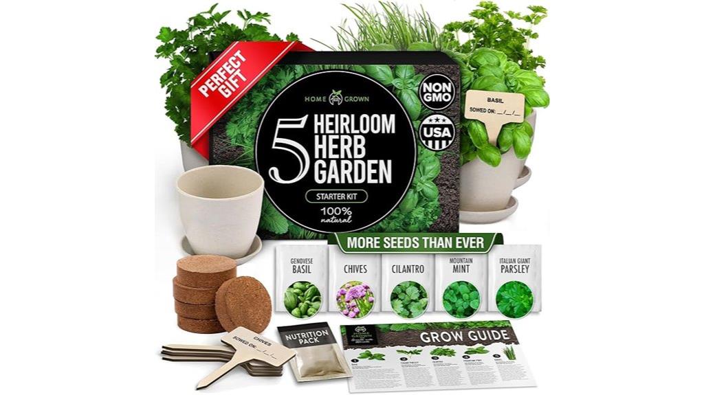 indoor herb growing kit