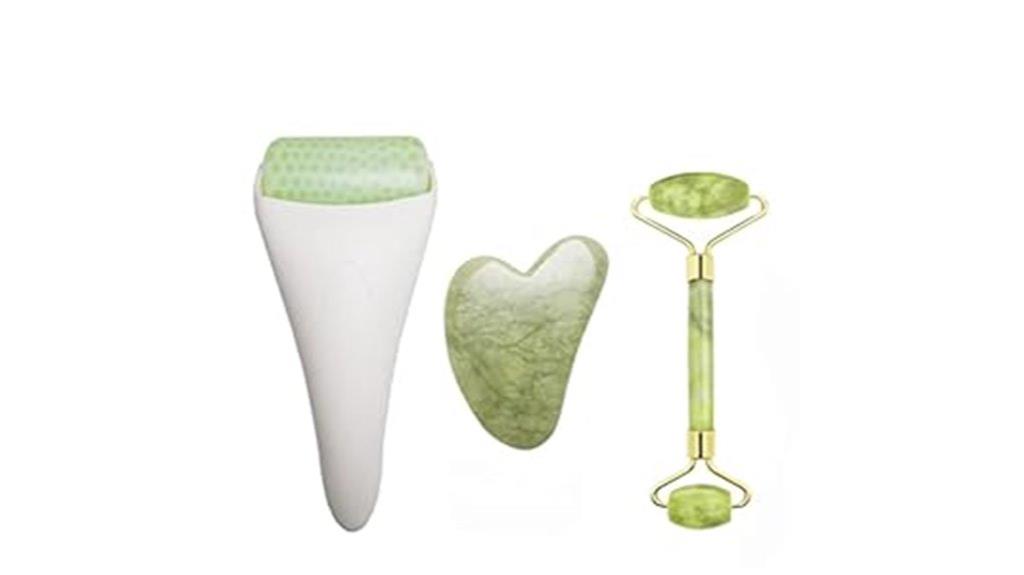 jade roller gua sha set