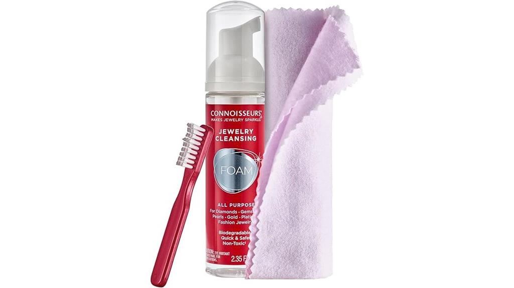 jewelry cleaning foam