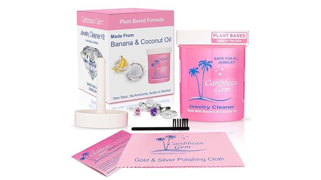 jewelry cleaning set with accessories
