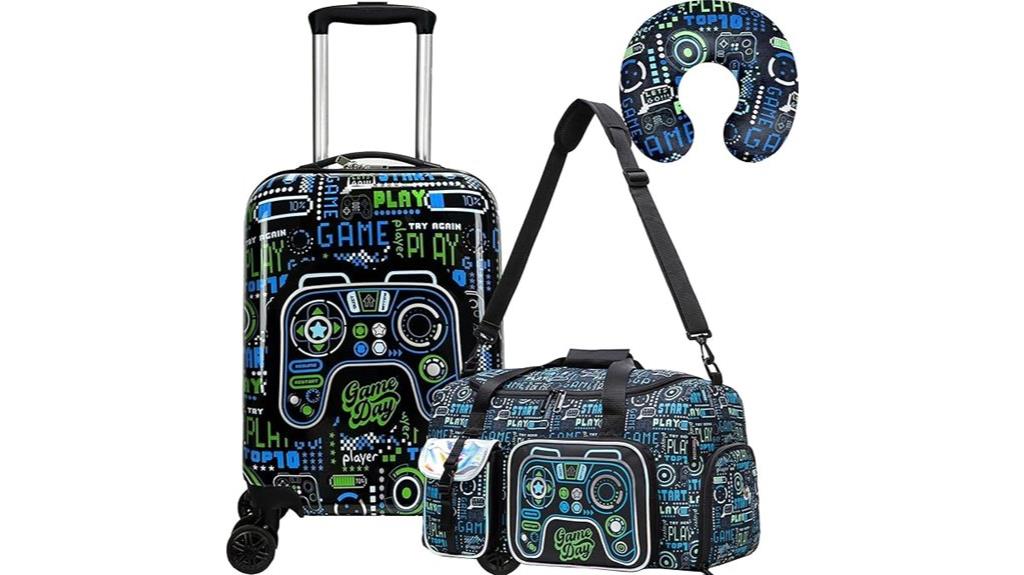 kids 3 piece spinner suitcase