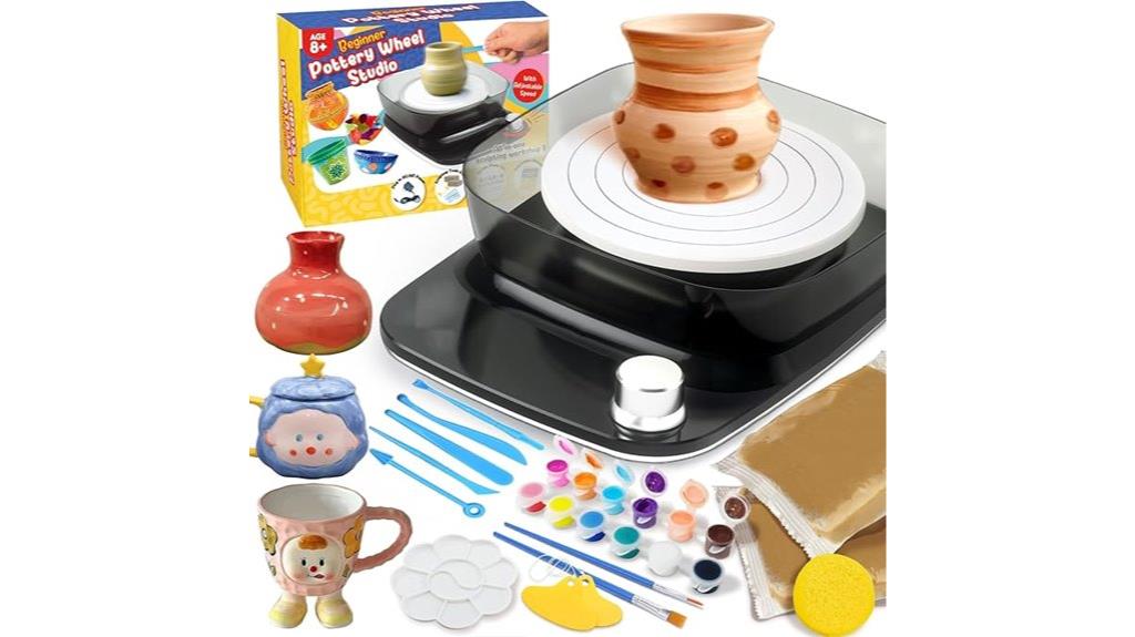 kids pottery beginner kit
