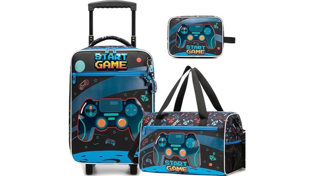 kids wheeled travel sets