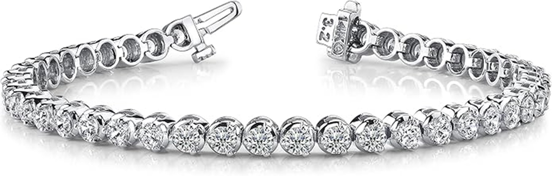 lab grown diamond tennis bracelet