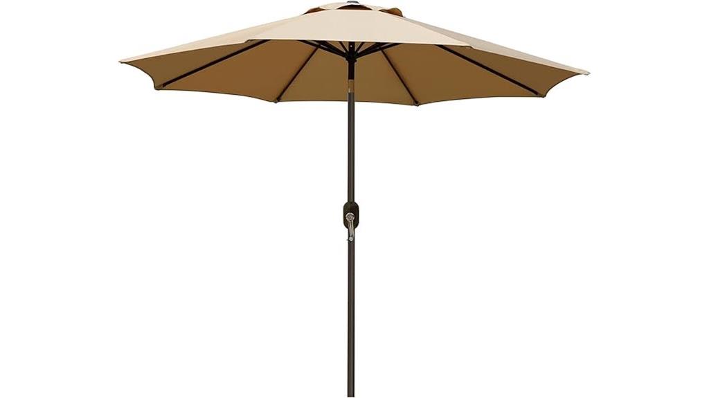 large 9 ft patio umbrella