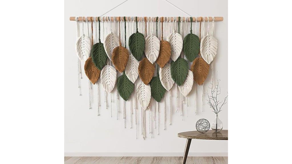 large boho macrame tapestry