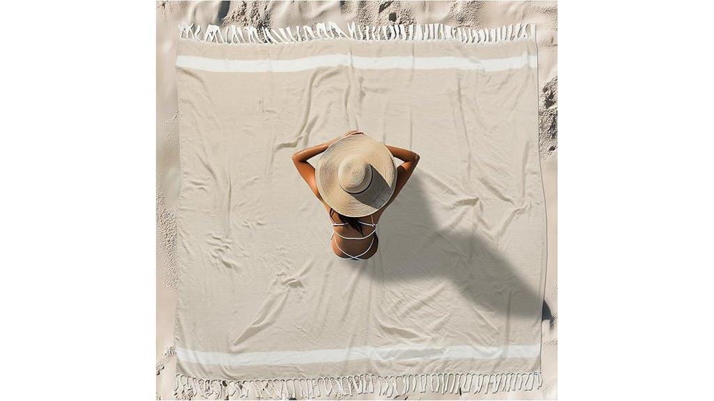 large cotton beach towel