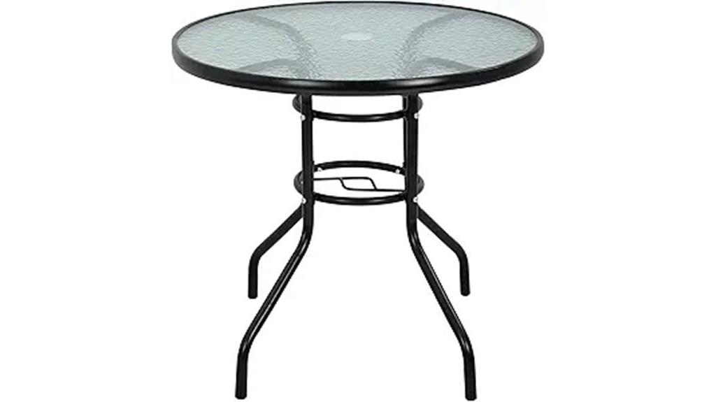 large outdoor round table