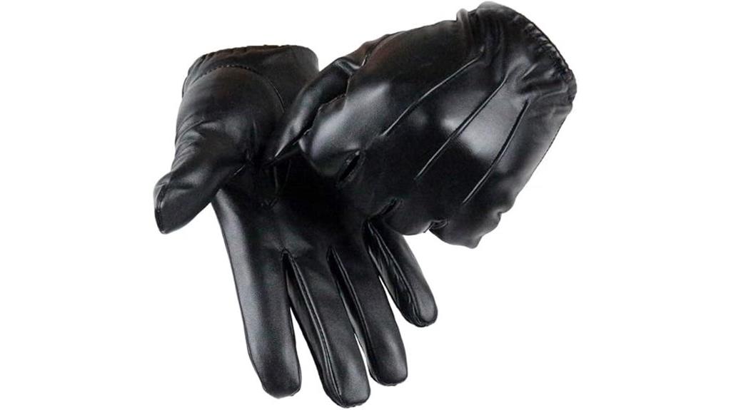 leather touchscreen gloves