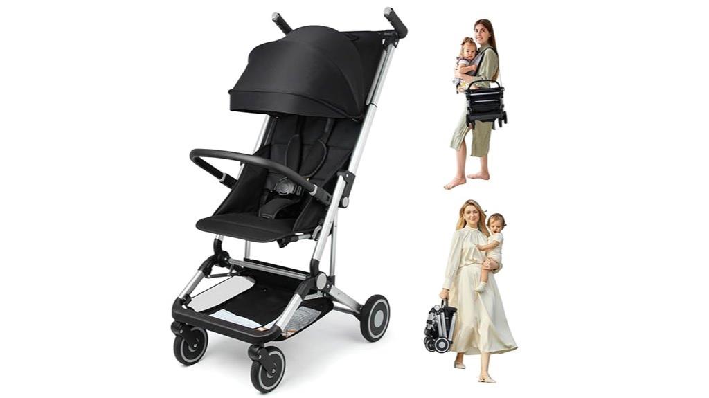 lightweight compact travel stroller