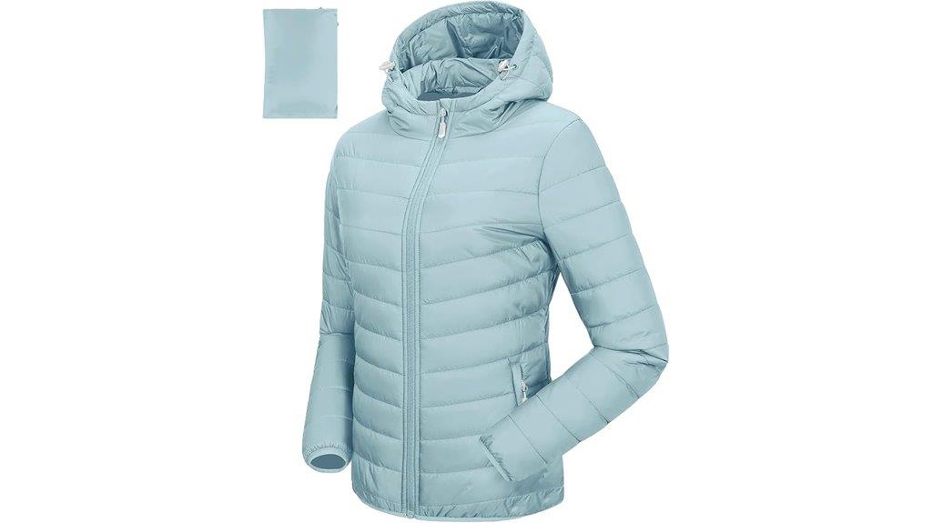 lightweight puffy winter coat