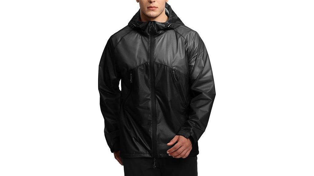 lightweight waterproof rain jacket