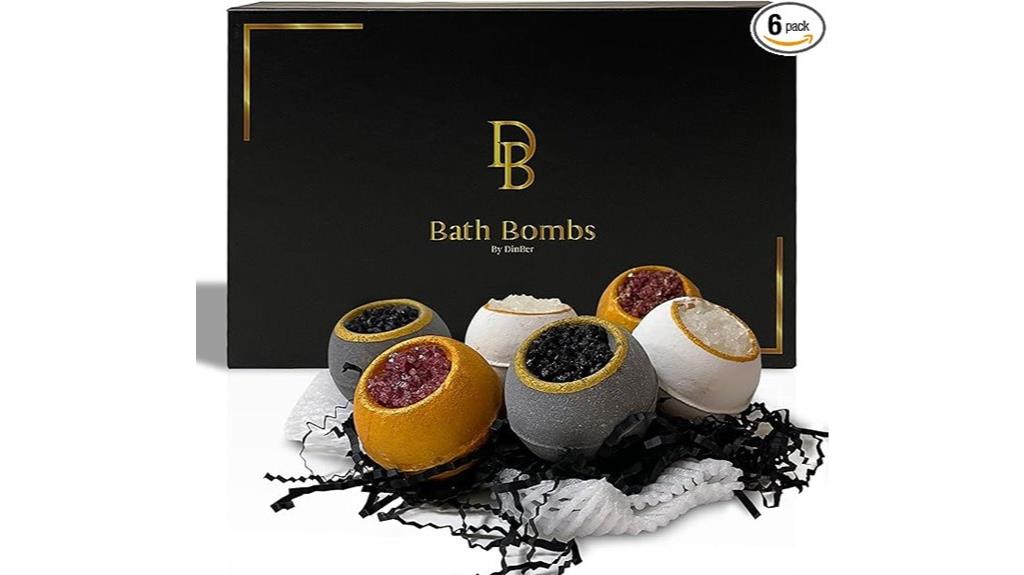 luxury 6 pack bath bombs