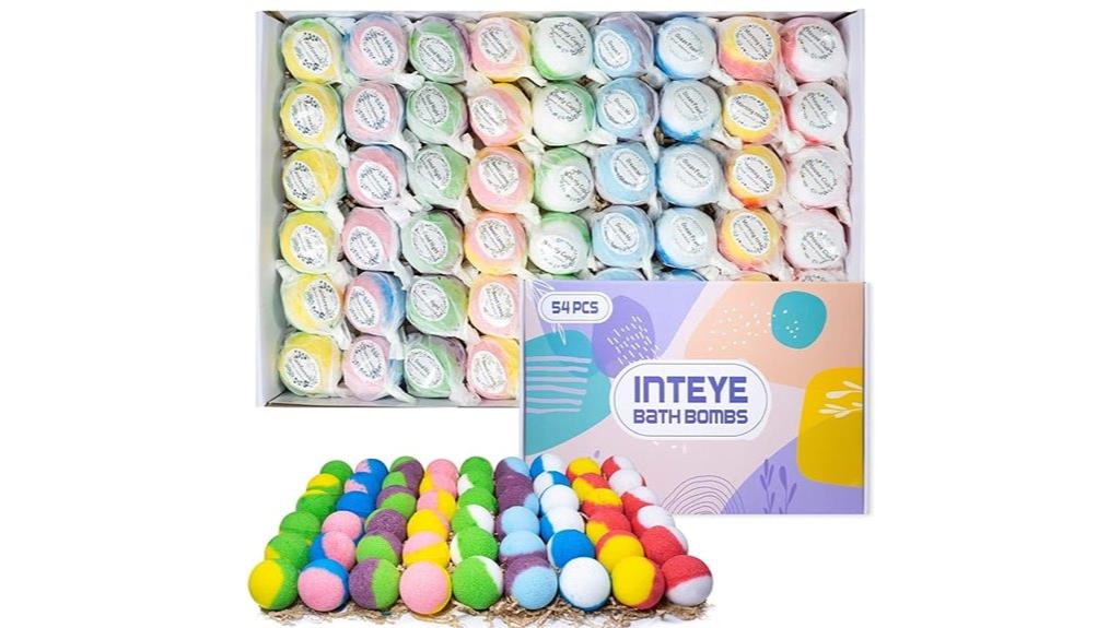 luxury bath bombs gift set