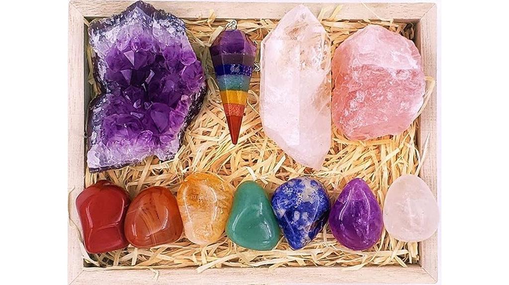 luxury crystal healing set