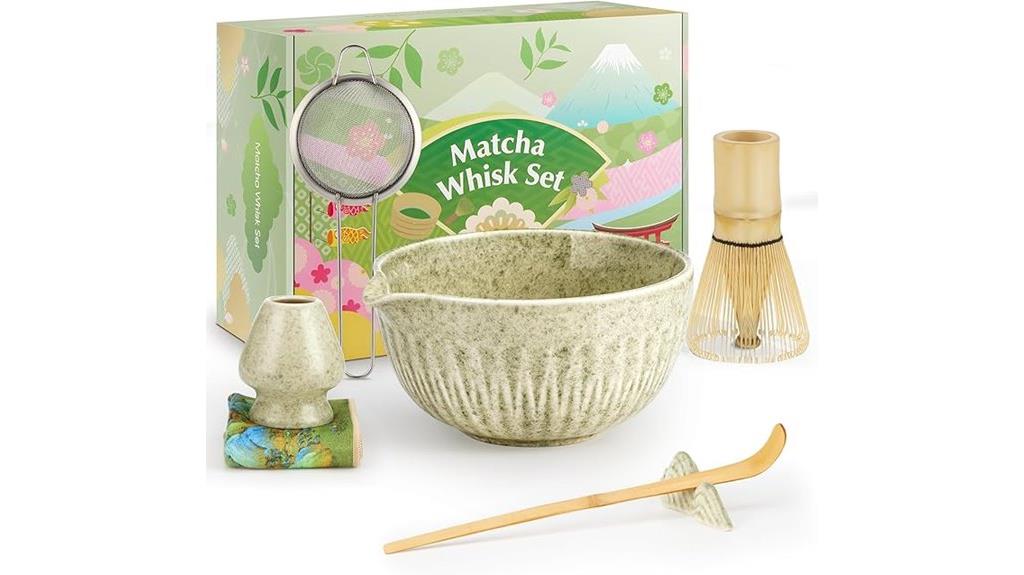 matcha whisk set 7 pieces