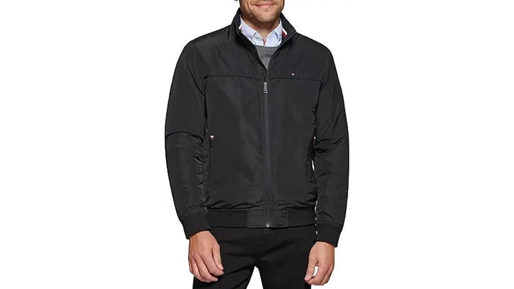 men s faux memory bomber