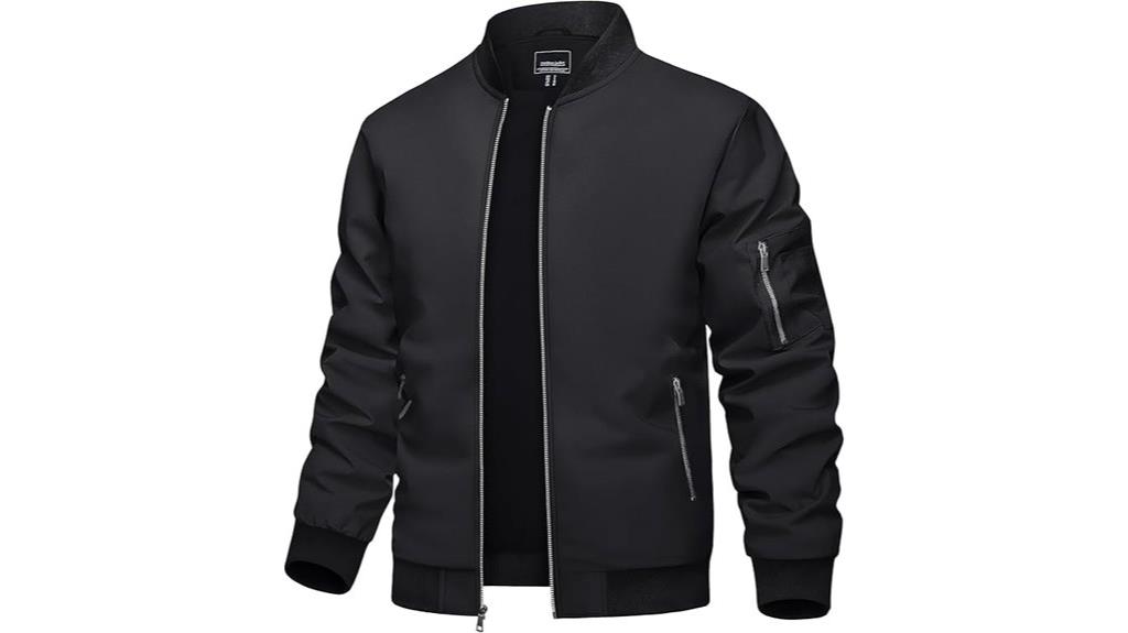 men s lightweight bomber jacket