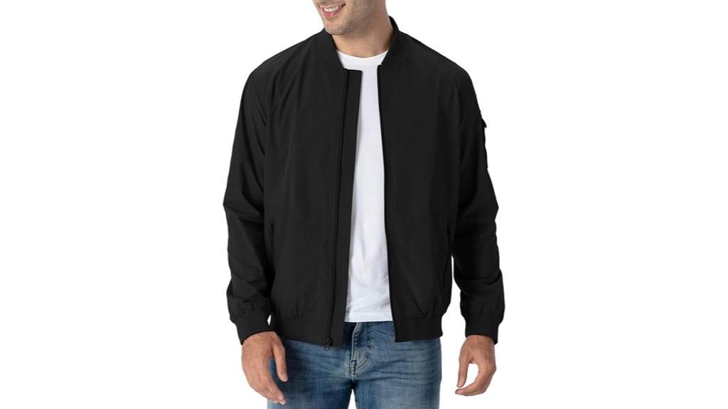 men s lightweight bomber jacket