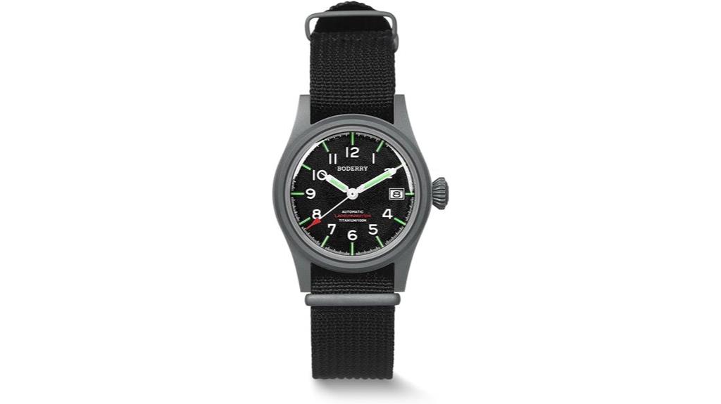 men s titanium automatic watch