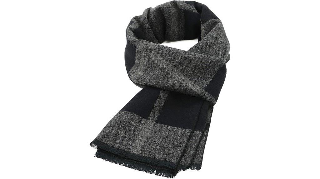 men s winter soft scarf