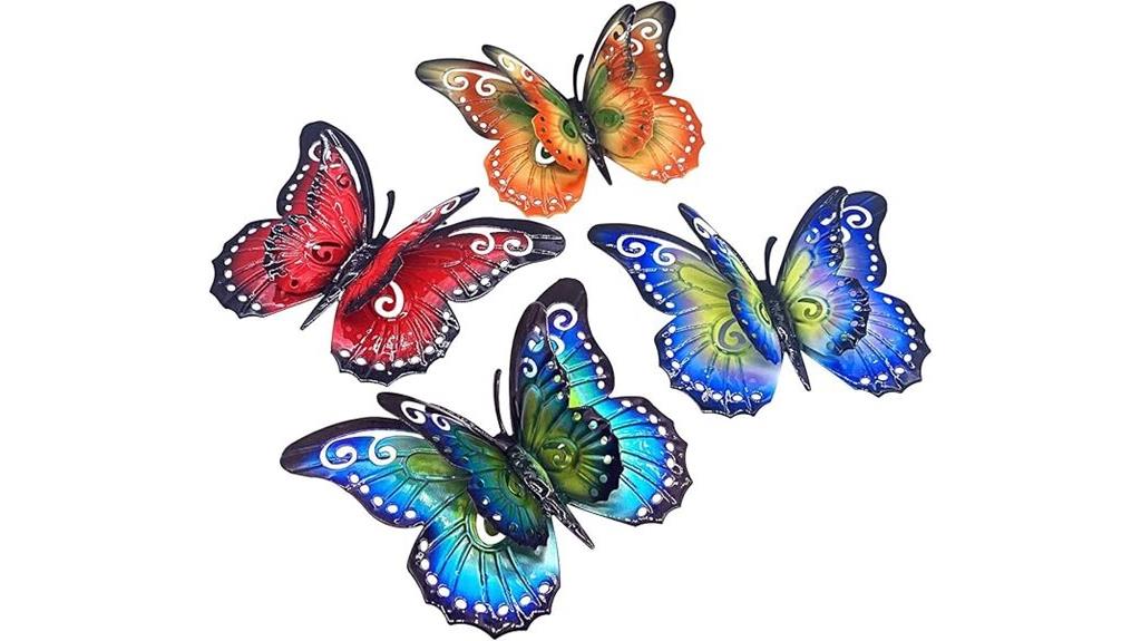 metal butterfly wall decor