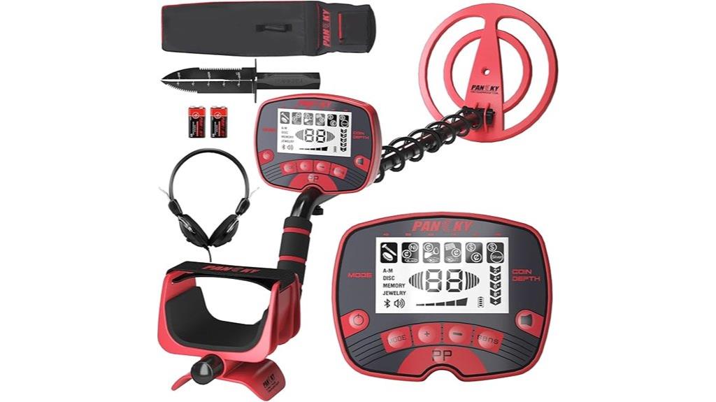 metal detector with lcd