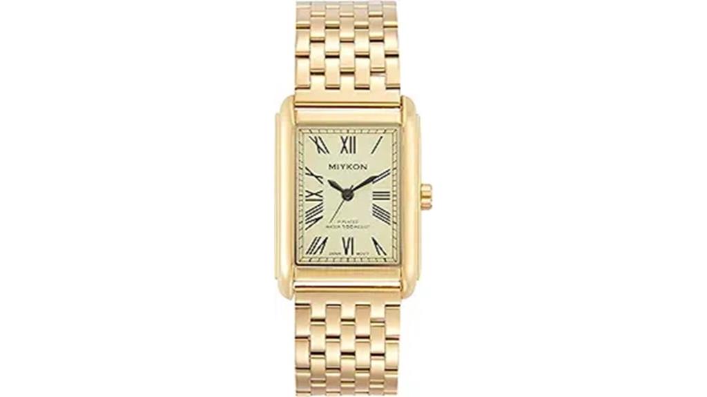 miykon stainless steel watch