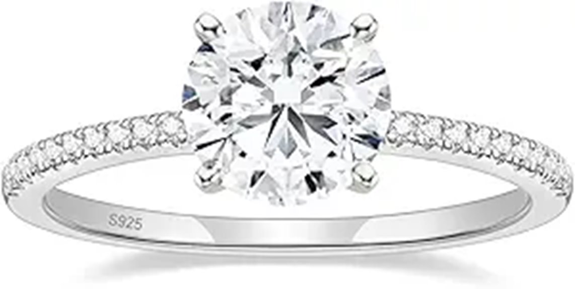 moissanite women s ring