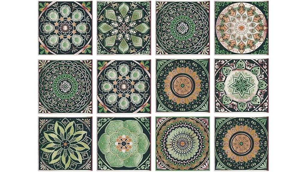 moroccan tile decor decals