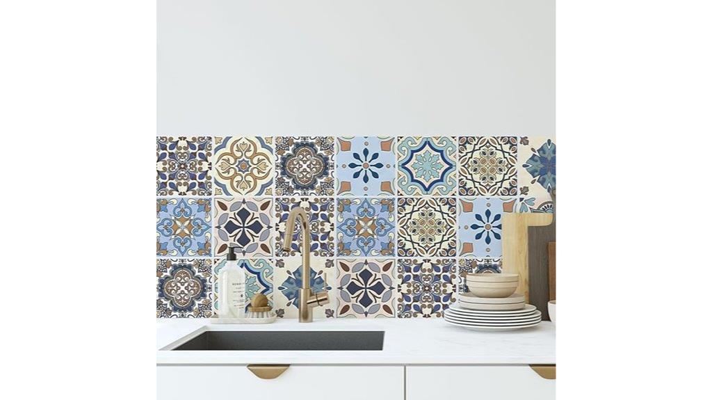 moroccan tile sticker pack