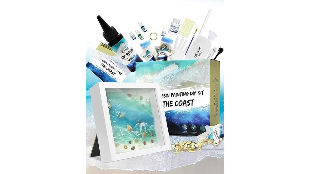 ocean resin art kit